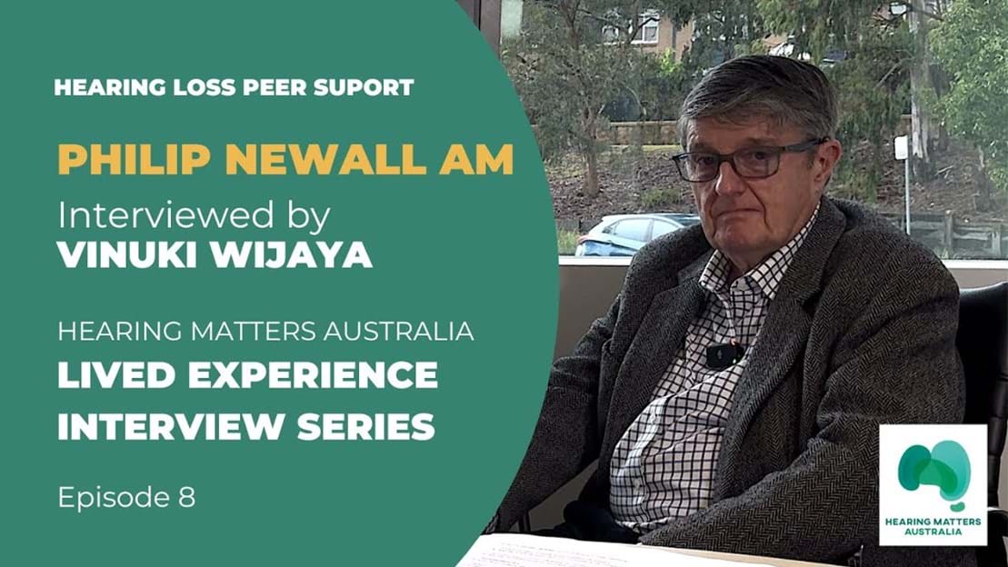 Professor Philip Newall AM_lived experience interview
